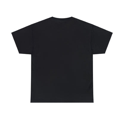 back of the Gildan 5000 tshirt in black