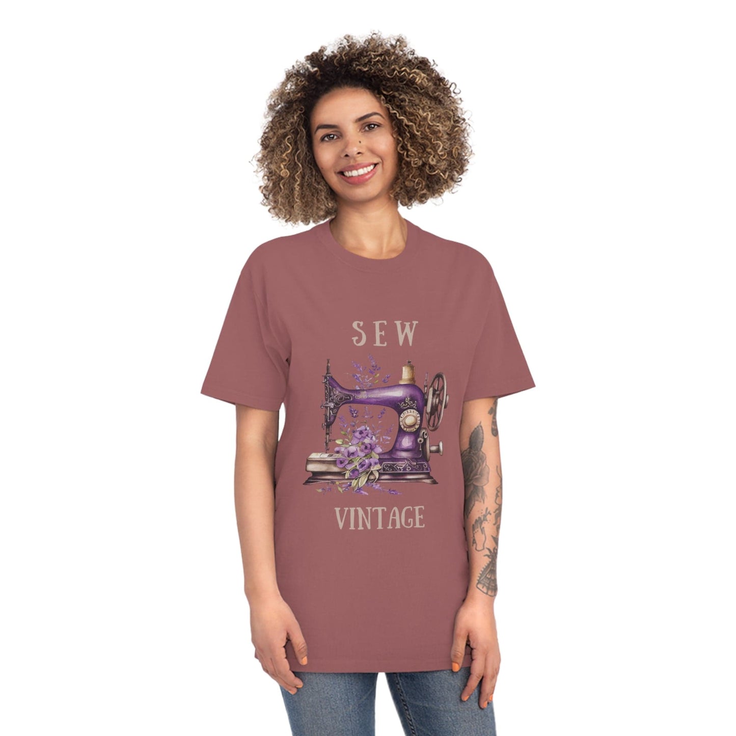 S E W Vintage Unisex Faded Shirt