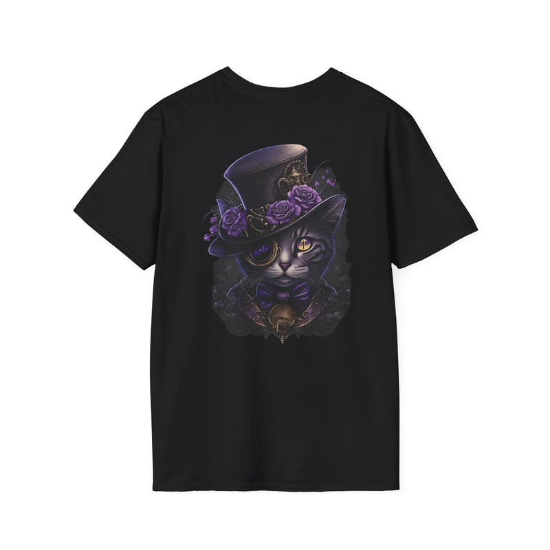 Steampunk Cat for USA customers only, Unisex Softstyle T-Shirt