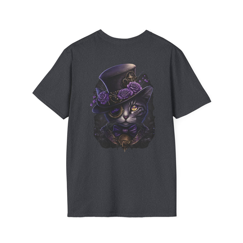 Steampunk Cat for USA customers only, Unisex Softstyle T-Shirt