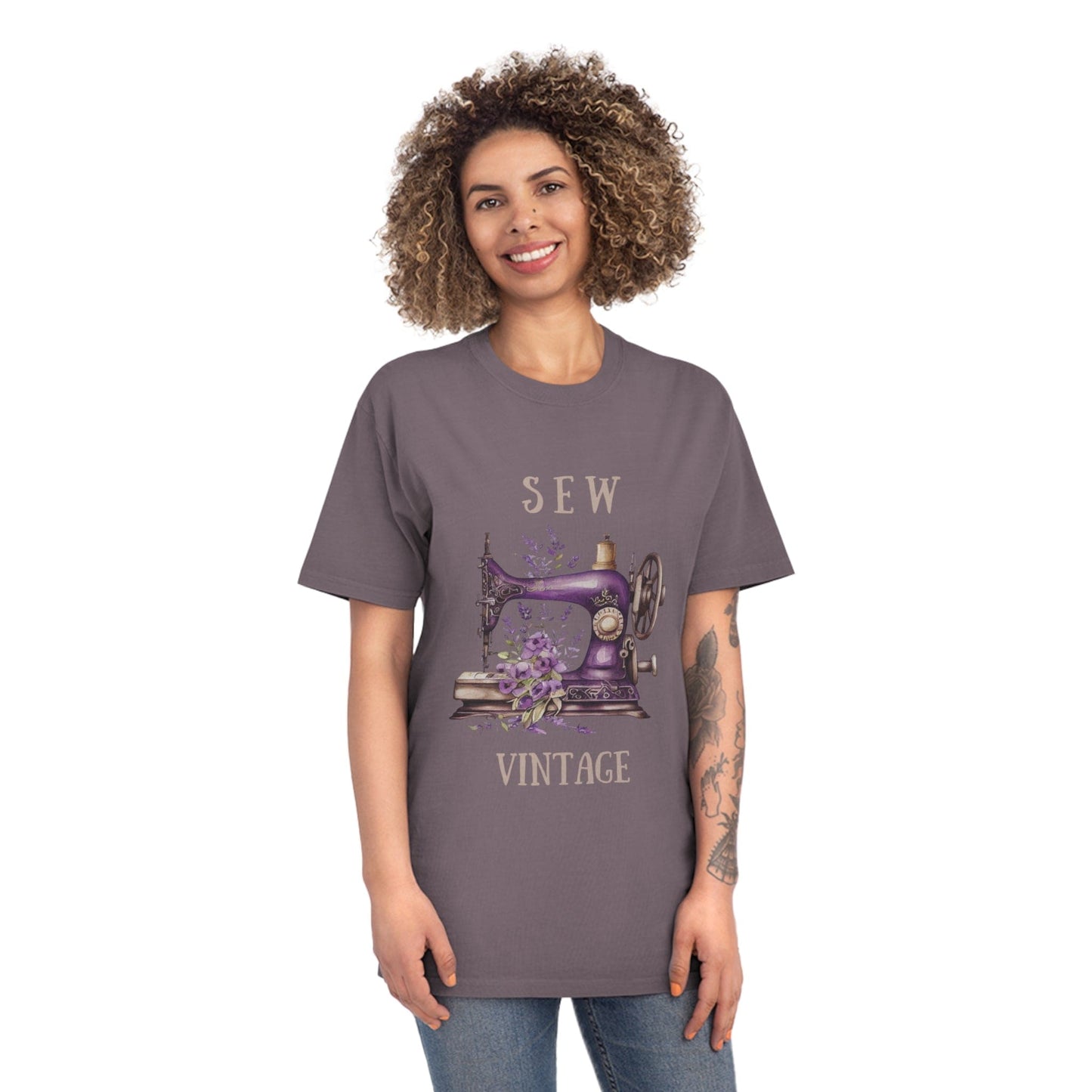 S E W Vintage Unisex Faded Shirt