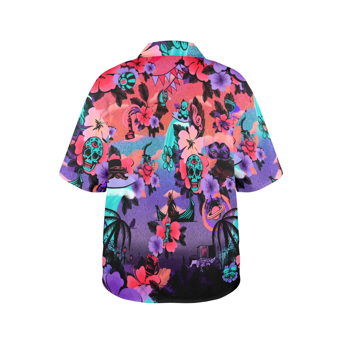 Clocktower Cruise Women's Hawaiian shirt, USA Shipping only
