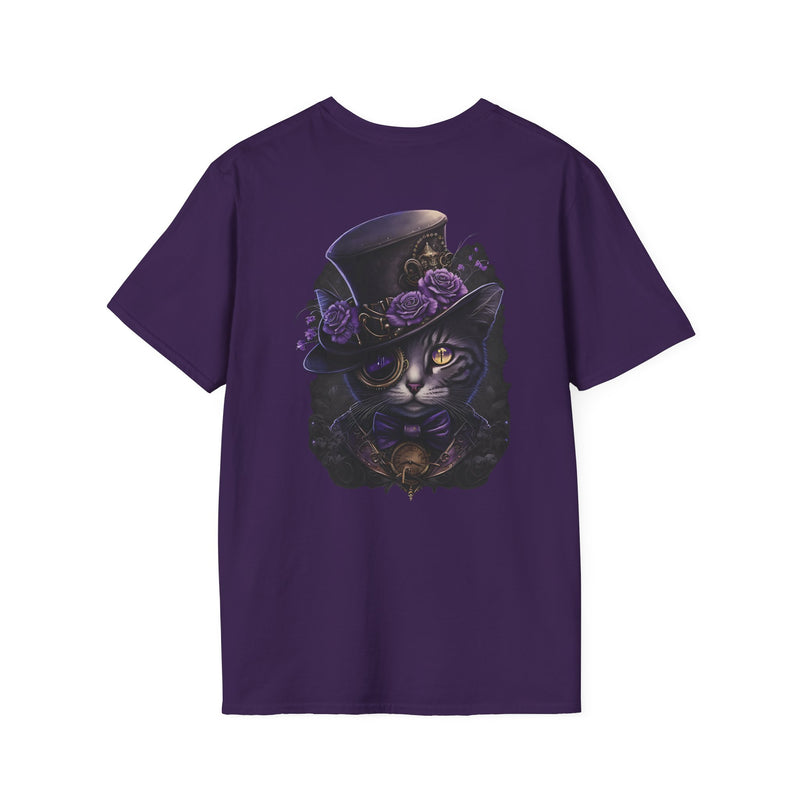 Steampunk Cat for USA customers only, Unisex Softstyle T-Shirt
