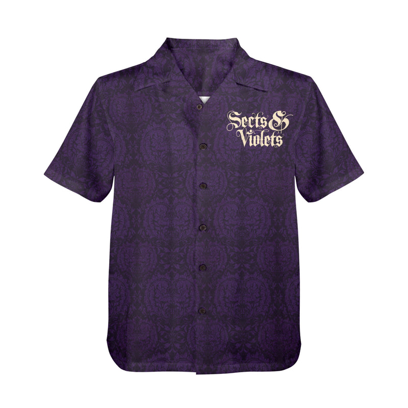 Sects & Violets Button Up Short Sleeve Shirt, non USA delivery