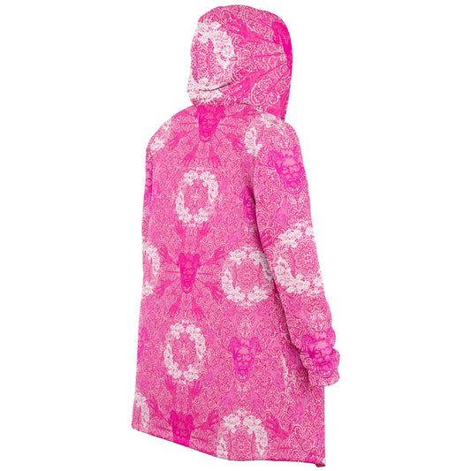 pink and white Blood on the Clocktower Puck Chaos Cloak Barbenmatrix