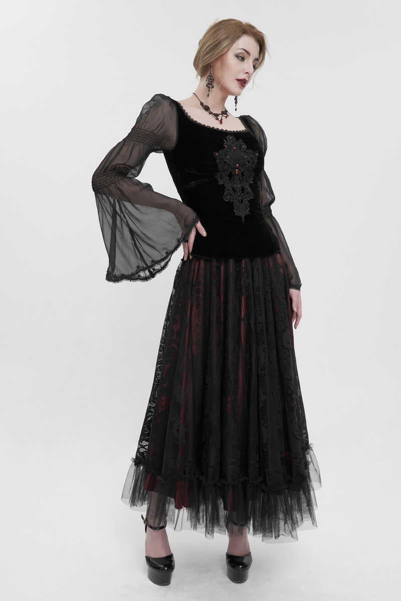 The Velvet Vigil Top