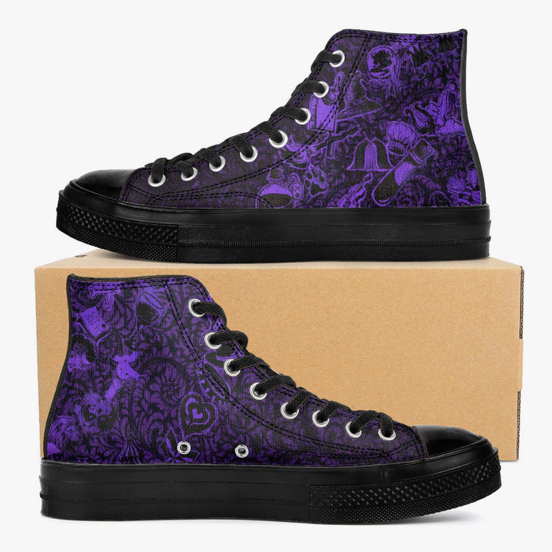 Grim Reader High top sneakers for Blood on the Clocktower players