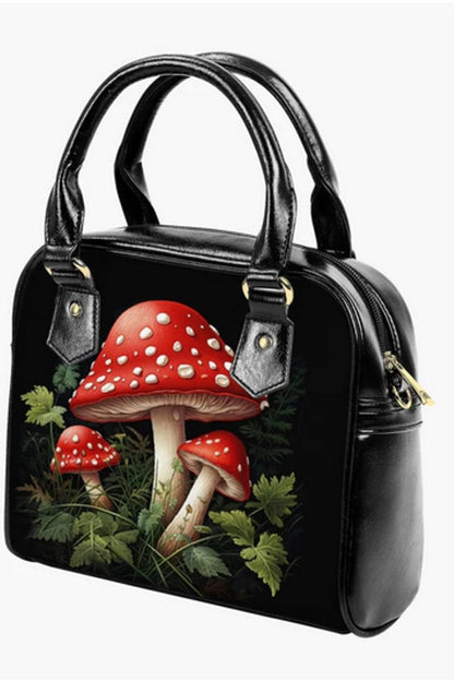 bright red and white toadstool mushroomcore handbag 2