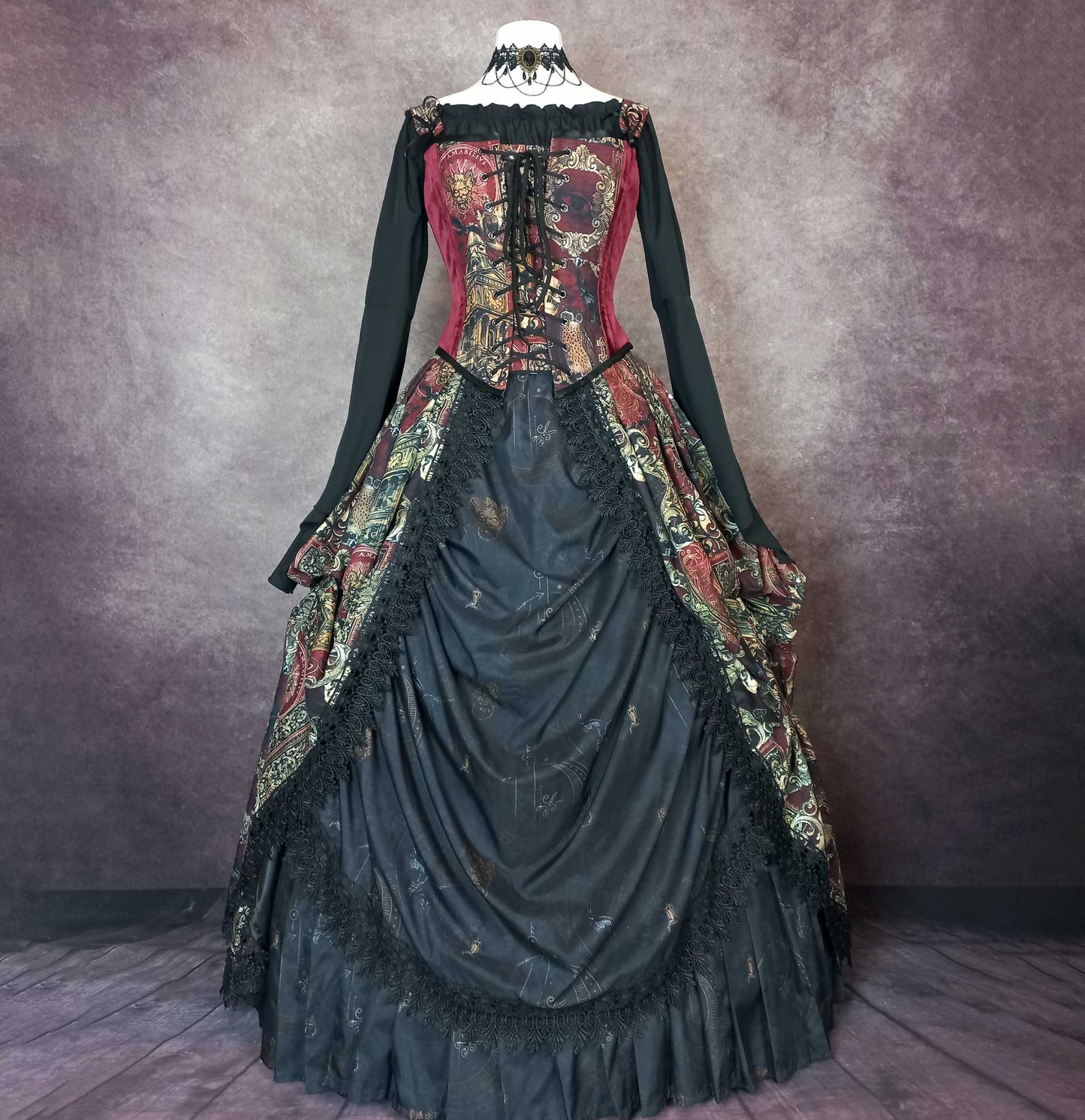 Masquerade Corset Gown