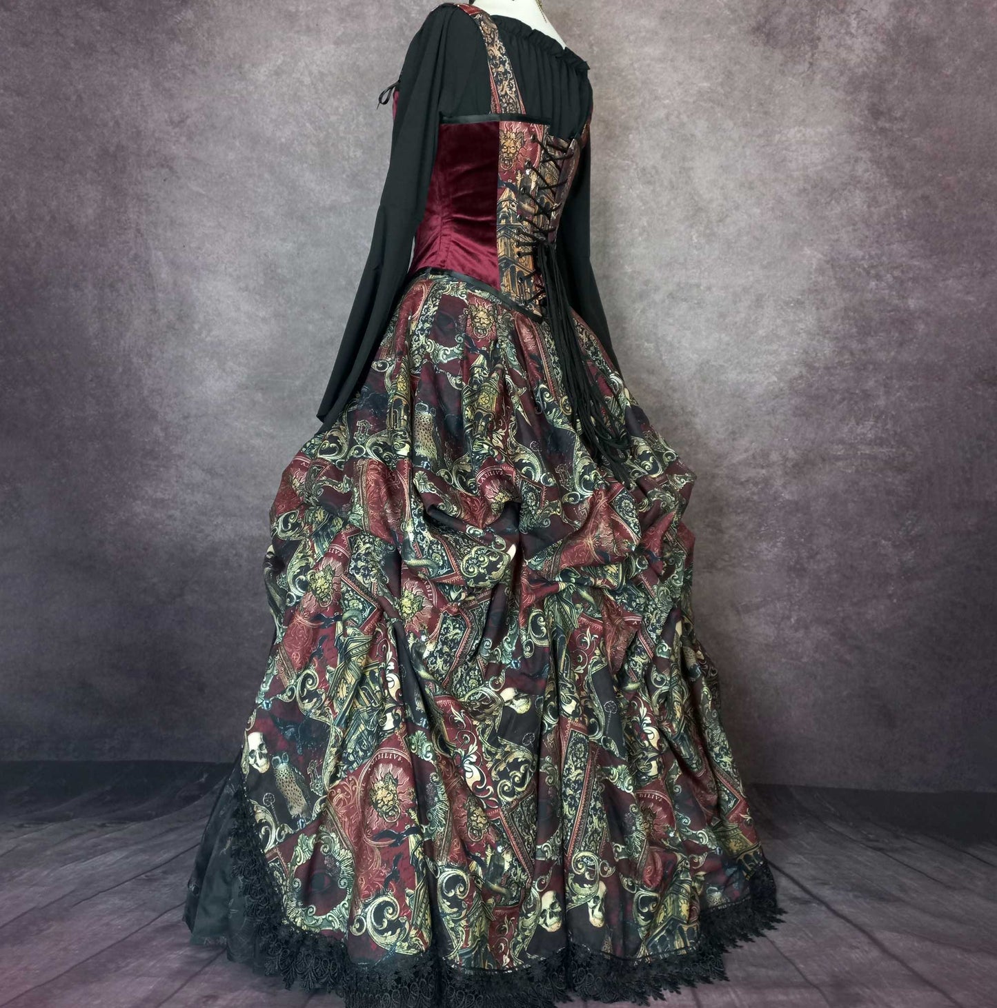 Masquerade Corset Gown