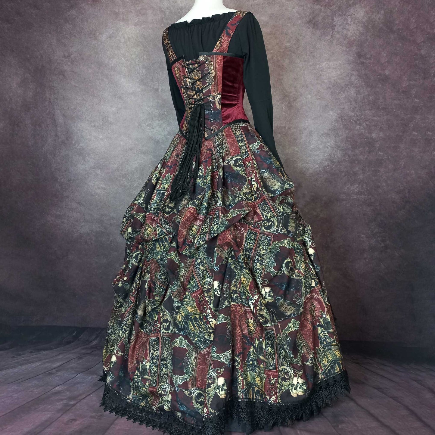 Masquerade Corset Gown