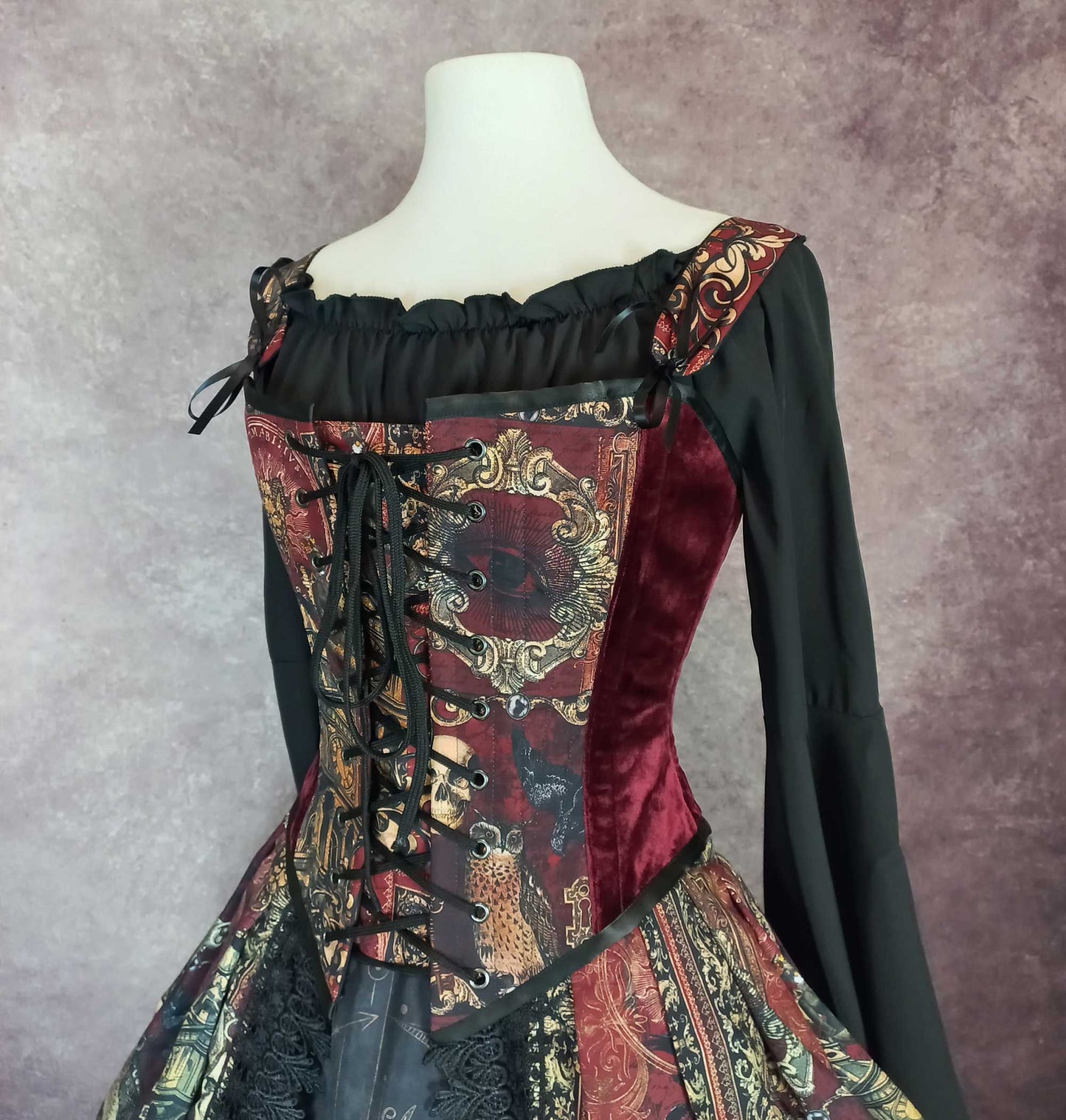 Masquerade Corset Gown