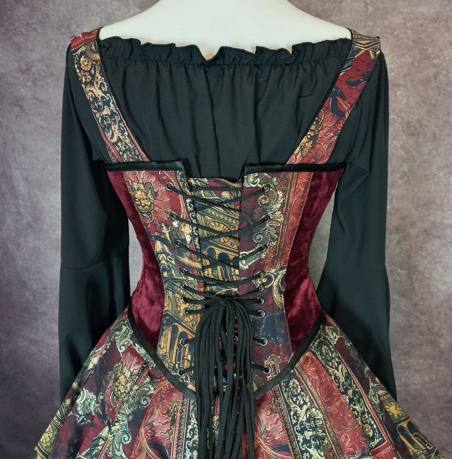 Masquerade Corset Gown