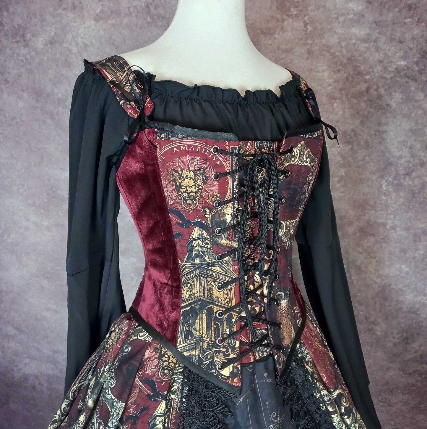 Masquerade Corset Gown