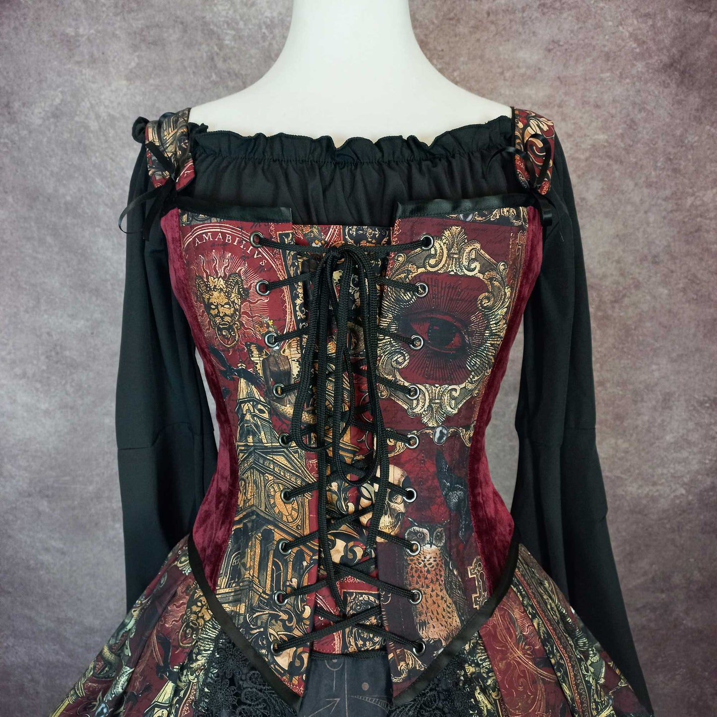 Masquerade Corset Gown