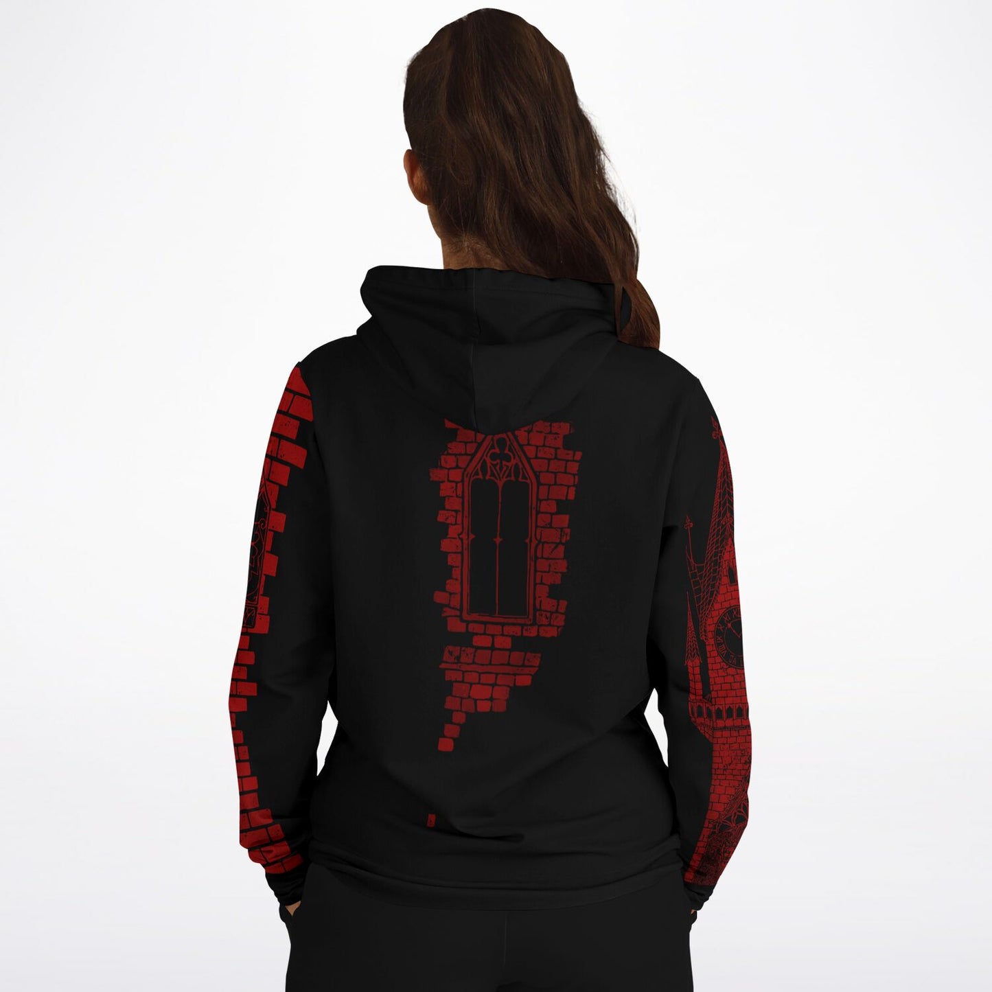Red Raven, Unisex Hoodie, FREE Shipping