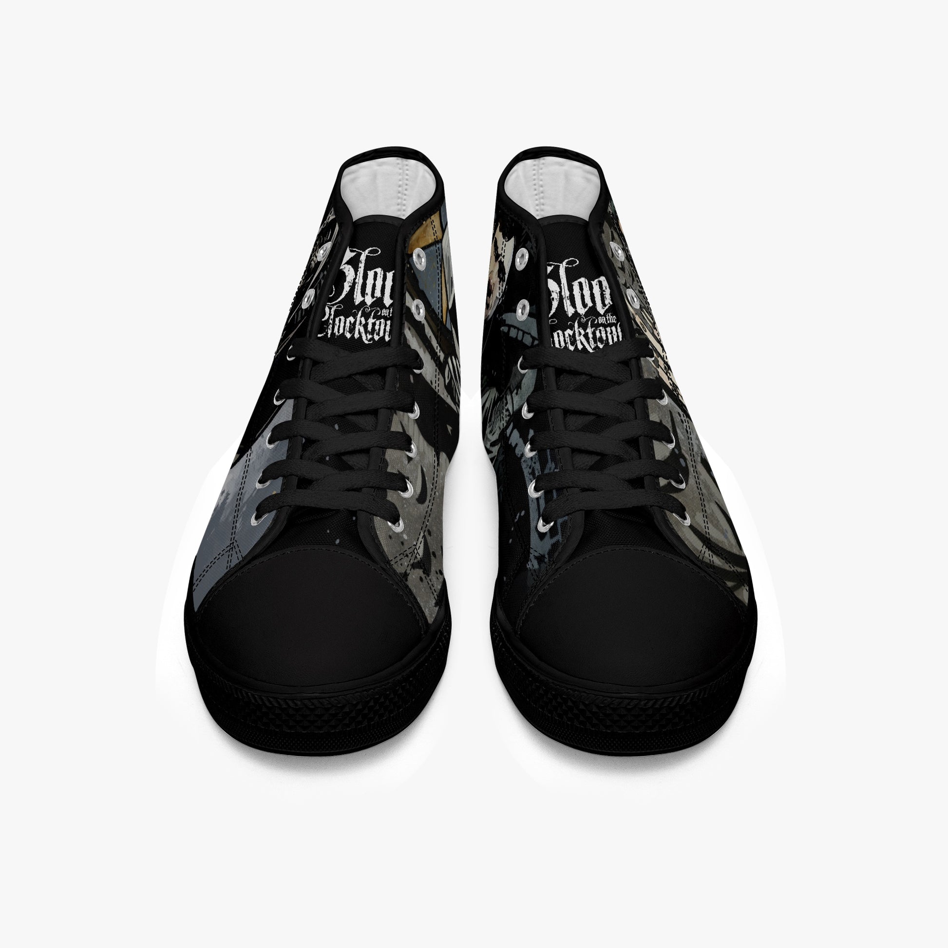 black sole retro skater sneakers for blood on the clocktower board gamers Ta-Al 4