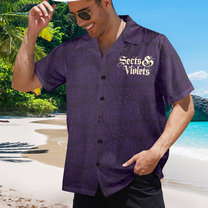 Sects & Violets Button Up Short Sleeve Shirt, non USA delivery