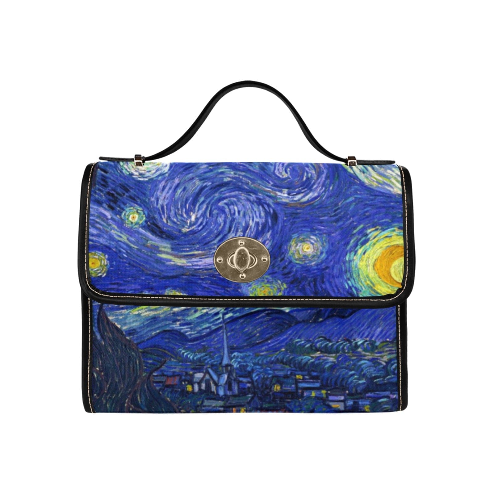 blue Starry Night satchel handbag at Gallery Serpentine
