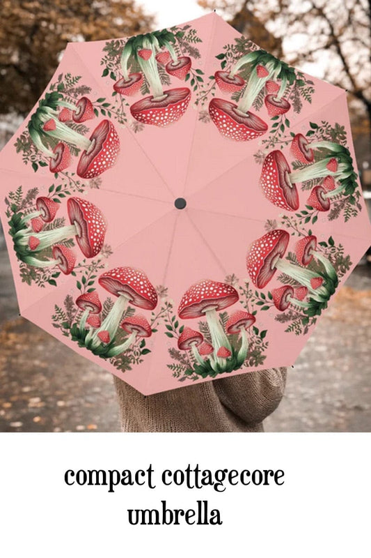 Mushroomcore Toadstool Automatic Umbrella