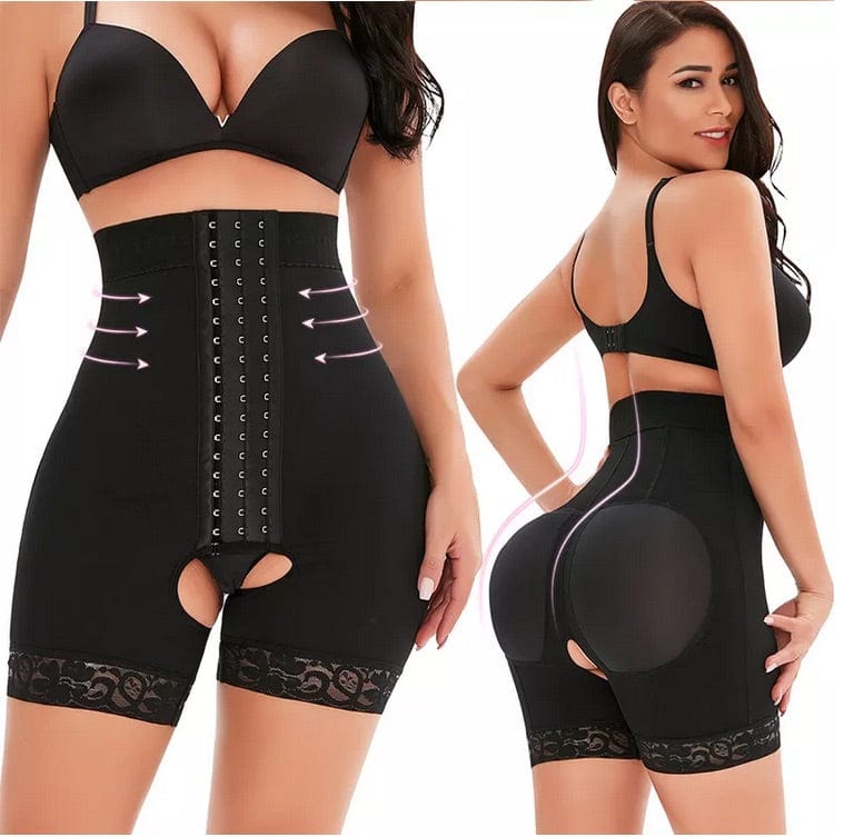 bum lift demonstration on the adjustable for weight loss medium to firm compression fajas