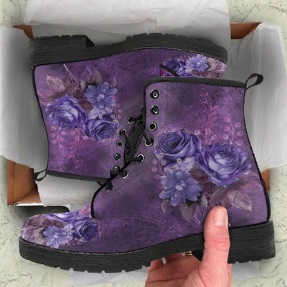 Mystery Roses Vegan Women's Boots, FREE Shipping