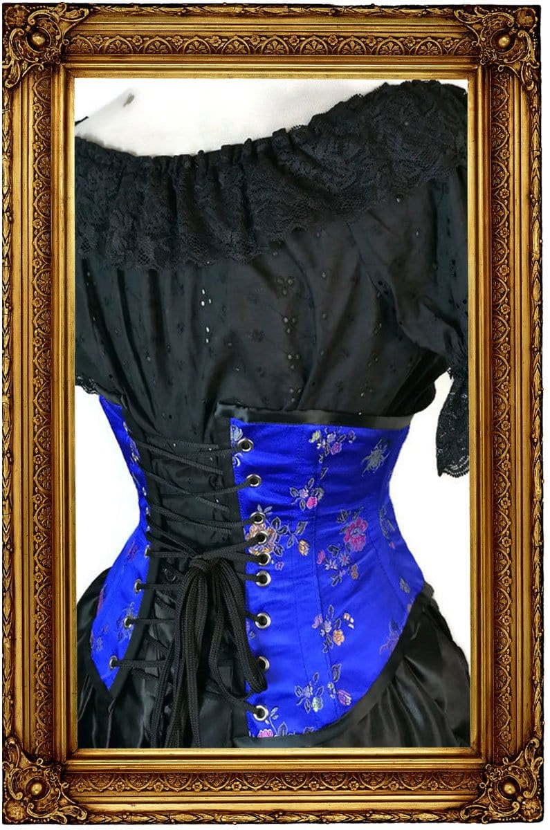 Australian made steel boned gothic victorian steampunk tight lacing corset