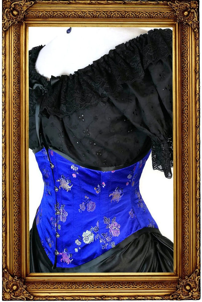 Australian made steel boned gothic victorian steampunk tight lacing corset