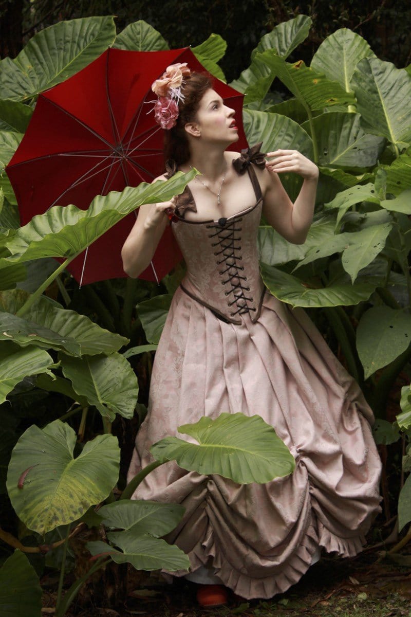 Dusky Rose Spanish Harlotte Corset, made to order - Gallery Serpentine
- 1