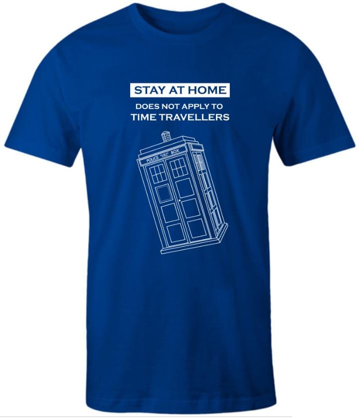 because Iso 2020 sucks we need the Dr, funny meme tshirt for Dr Who fans , mens sizes in police box blue with white text and police box graphic