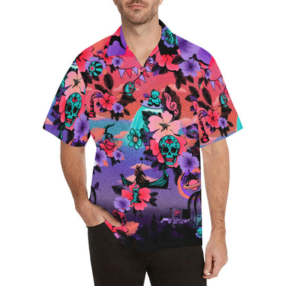 Clocktower Cruise Hawaiian Shirt for non-USA delivery