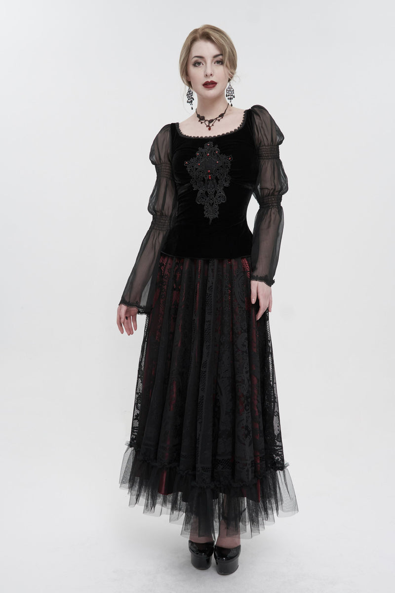 The Velvet Vigil Top