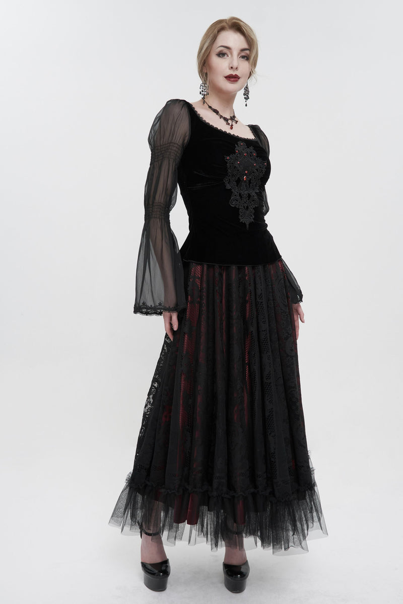 The Velvet Vigil Top