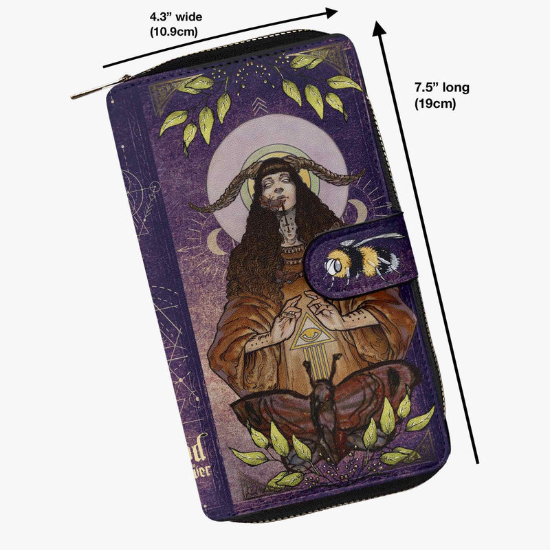 Power Priestess Wallet - Violet Vault, FREE Shipping