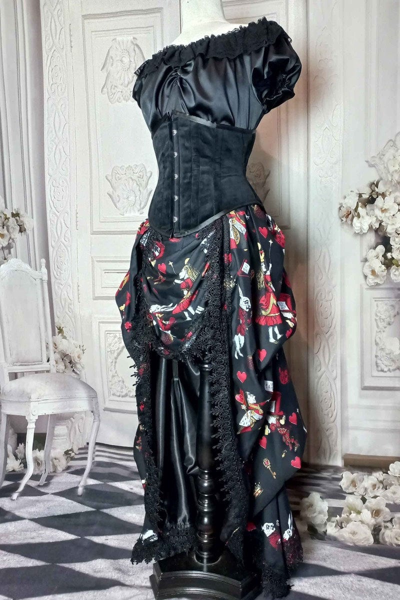 Queen of Hearts skirt Alice in Wonderland skirt Made in