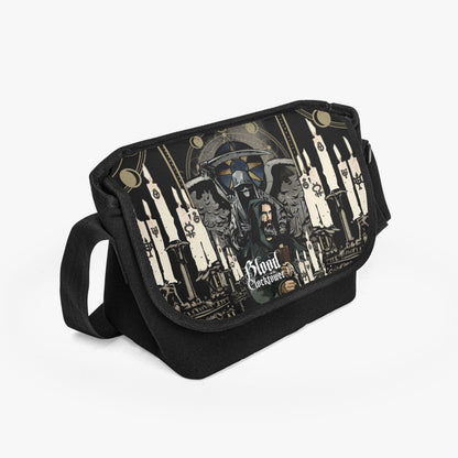 Reaper Messenger Bag for Blood on the Clocktower board game players, padded canvas, quality, unisex, minimalist design