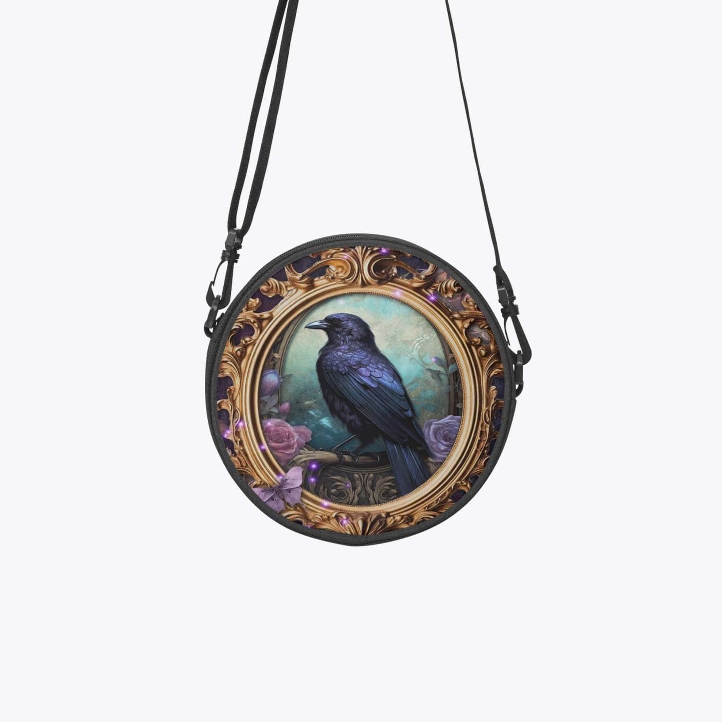 Rococo Raven - Round Shoulder Bag