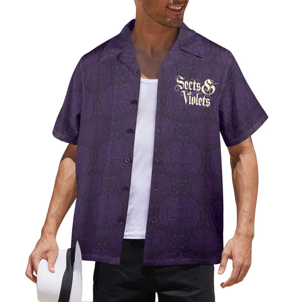 Sects & Violets Button Up Short Sleeve Shirt, non USA delivery