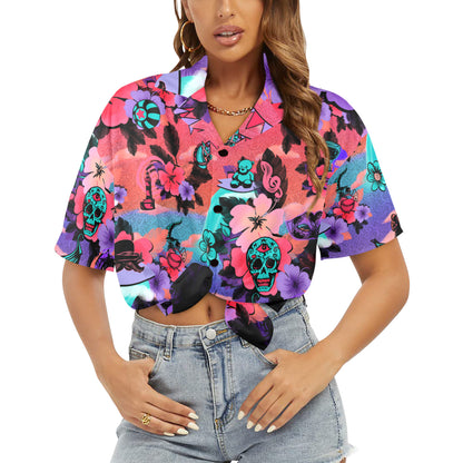 Clocktower Cruise Women's Hawaiian shirt, USA Shipping only