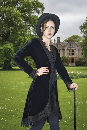 The Majestica Velvet Coat