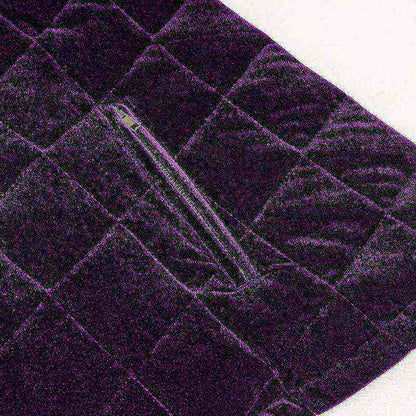 Purple Pixie Quilted Velvet Cloak
