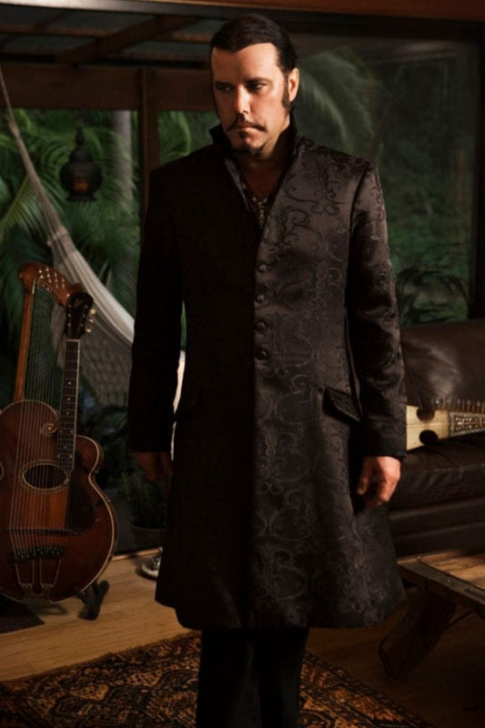 Jeff Martin, ex The Tea Party wearing Gallery Serpentine Undertaker Coat