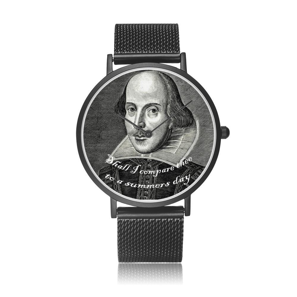 shakespeare printed digital watch high quality comes in 3 sizes and 3 colours