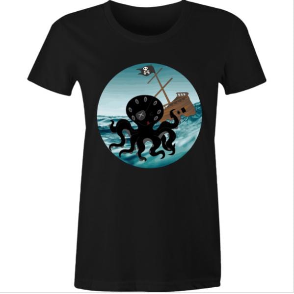 The Happy Kraken pirate shirt