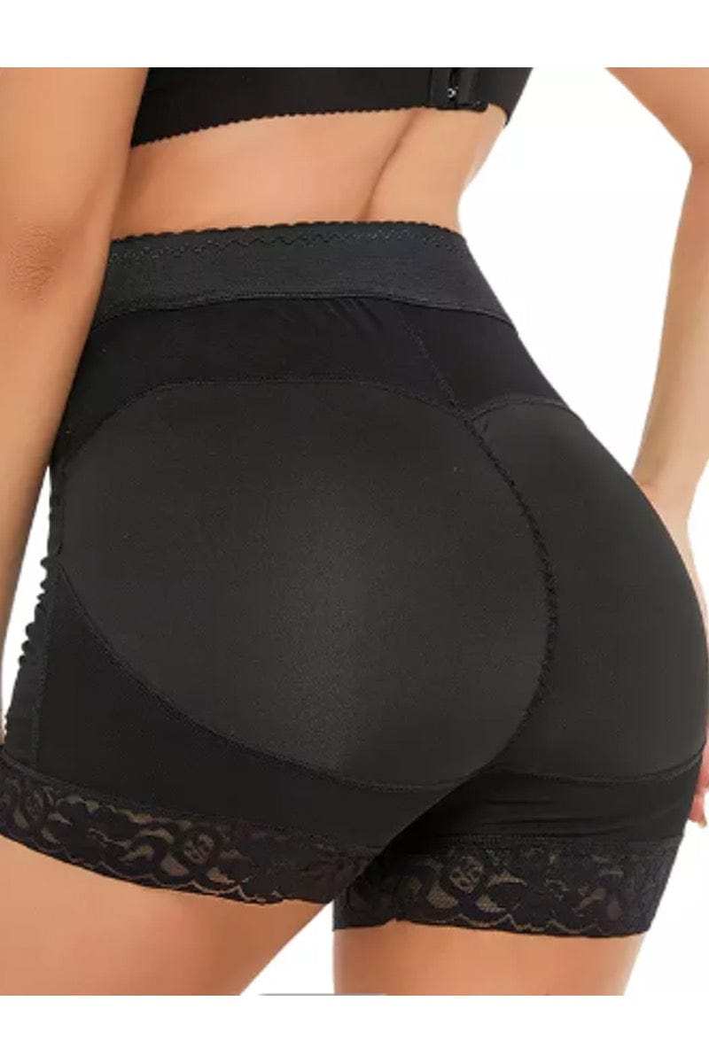 back view of the post partum medium high compression shaper shorts
