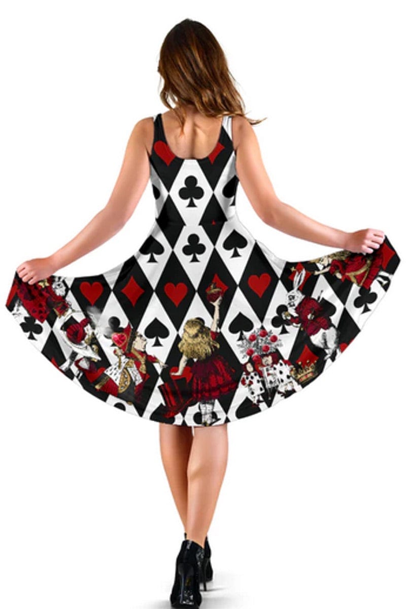 Queen of Hearts 2 Alice in Wonderland Dress - Alice Dress with Pockets