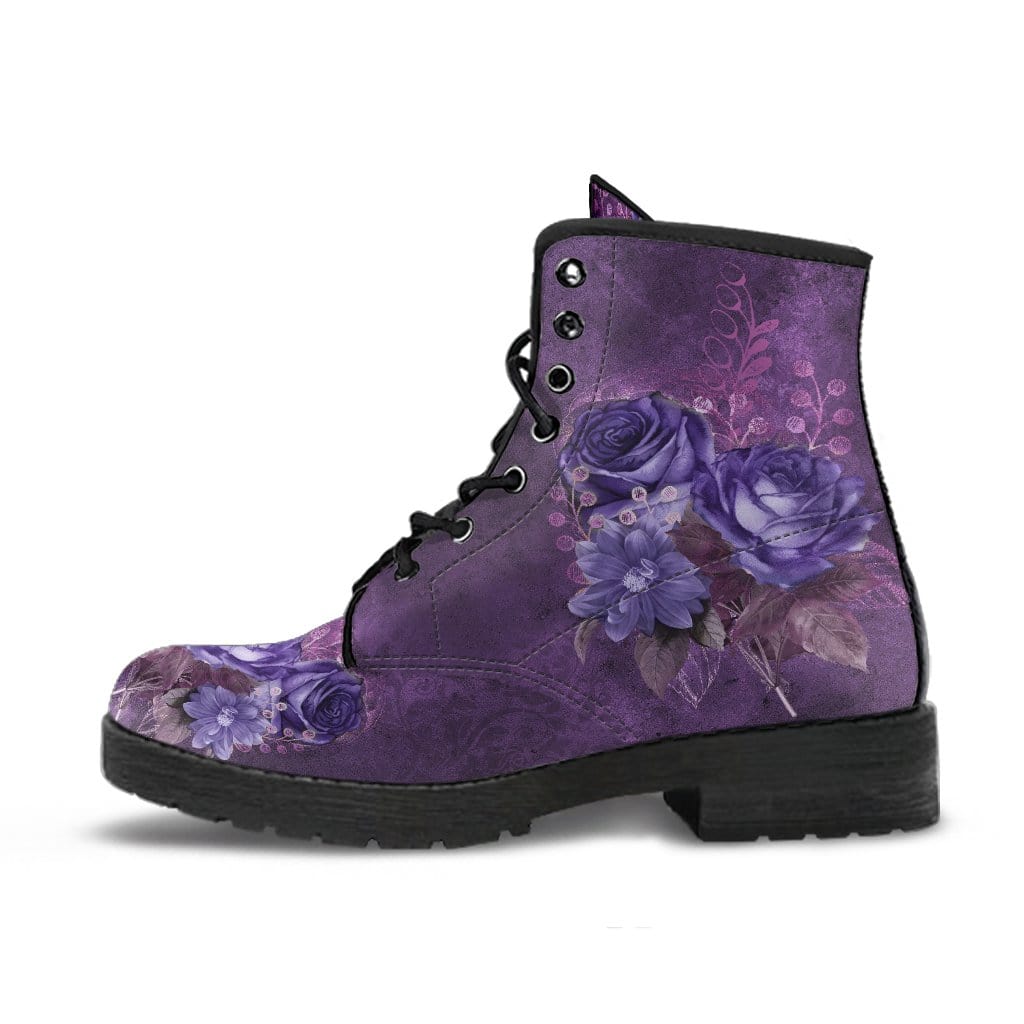 my mystery roses purple toned womens vegan boots1