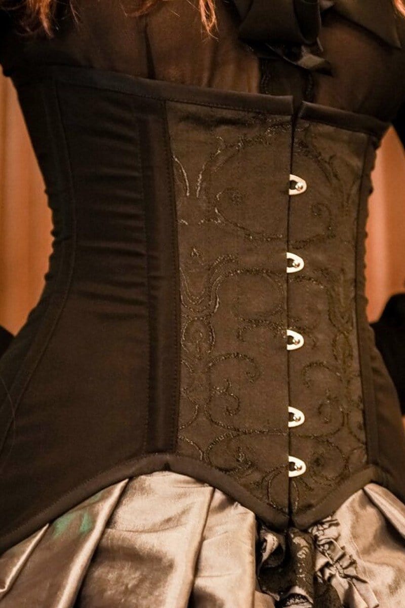 Steel boned shape wear corset cinches and sculpts your waistline smoothes hips