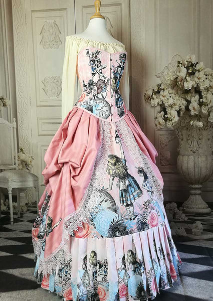 Alice in Wonderland Victorian Corset Gown | victorian wedding dress ...