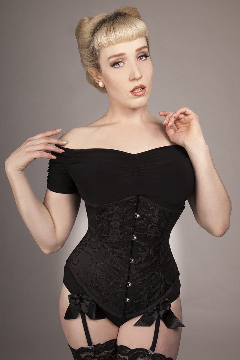 Under bust Victorian corset, steel boned, high quality australian made corset